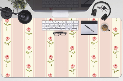 Large desk mat for children Roses