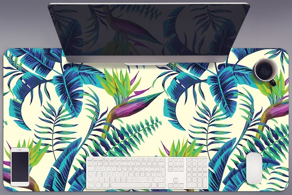 Full desk protector tropical image