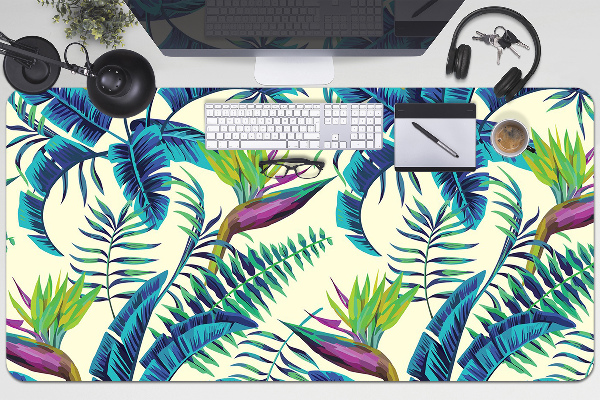 Full desk protector tropical image