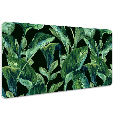 Full desk pad tropical leaves