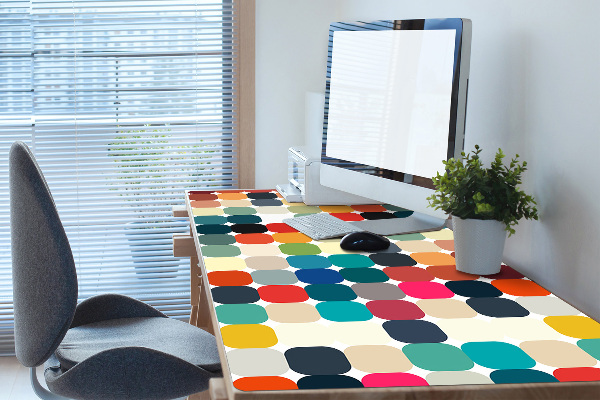 Full desk pad geometric pattern
