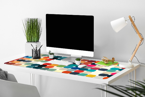 Full desk pad geometric pattern