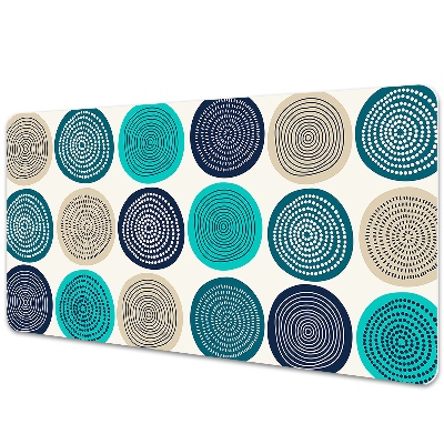 Full desk pad abstract circles