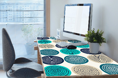 Full desk pad abstract circles