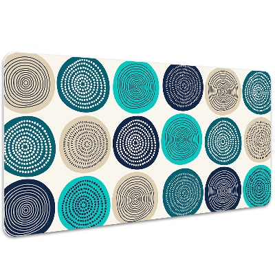 Full desk pad abstract circles