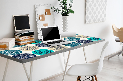 Full desk pad abstract circles