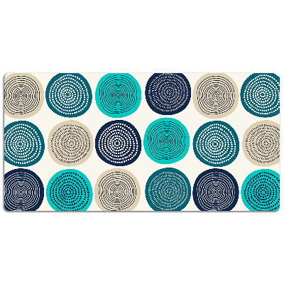 Full desk pad abstract circles