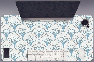 Full desk pad retro scallops