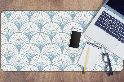 Full desk pad retro scallops