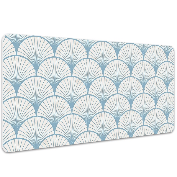 Full desk pad retro scallops