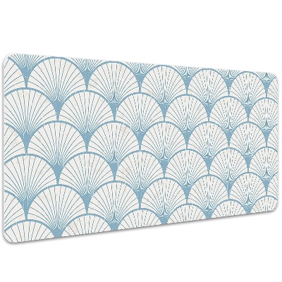 Full desk pad retro scallops