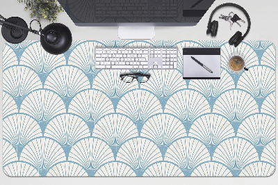 Full desk pad retro scallops