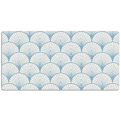 Full desk pad retro scallops