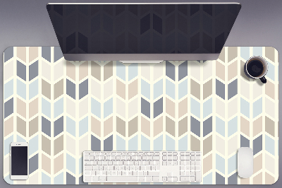 Full desk protector geometric texture