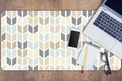 Full desk protector geometric texture