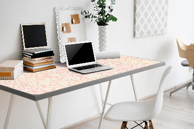 Full desk mat pink peonies