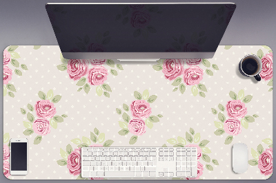 Desk pad English roses