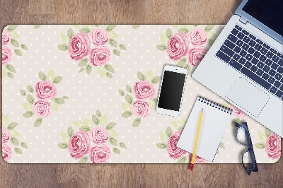 Desk pad English roses