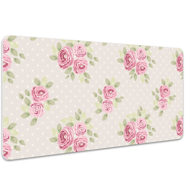 Desk pad English roses