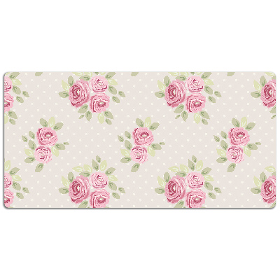 Desk pad English roses