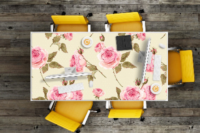 Desk pad English roses