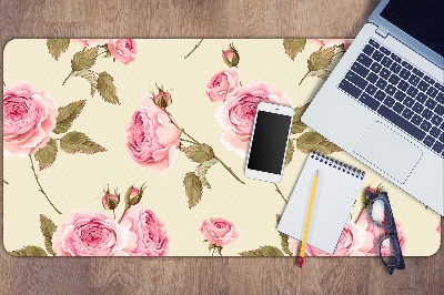 Desk pad English roses