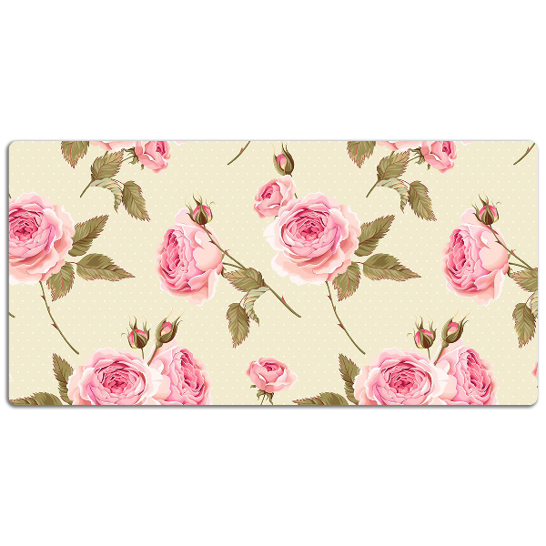Desk pad English roses