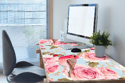 Desk pad English roses