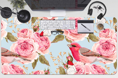 Desk pad English roses