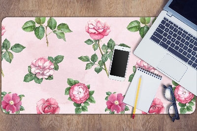 Full desk mat Rose with thorns