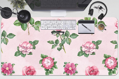 Full desk mat Rose with thorns