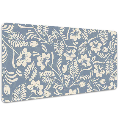 Desk mat blue ornament