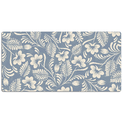 Desk mat blue ornament