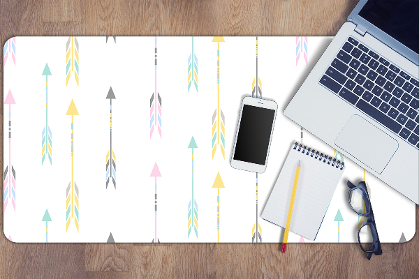 Large desk mat for children shots