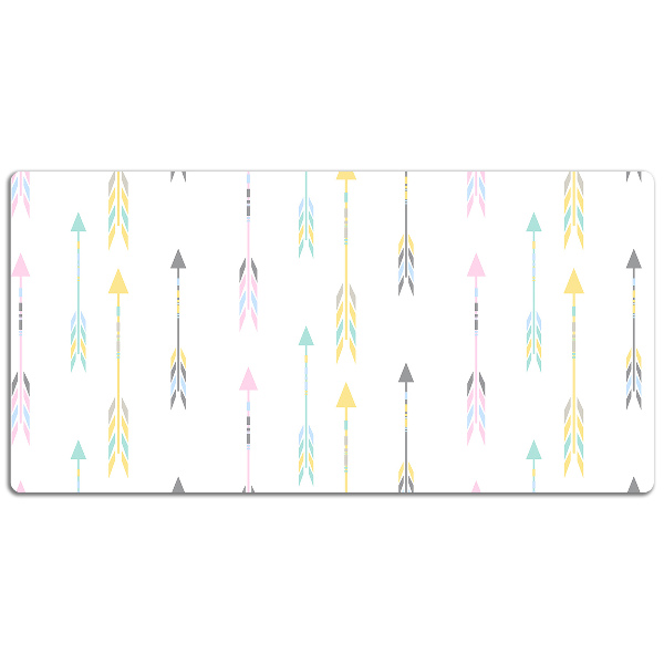 Large desk mat for children shots
