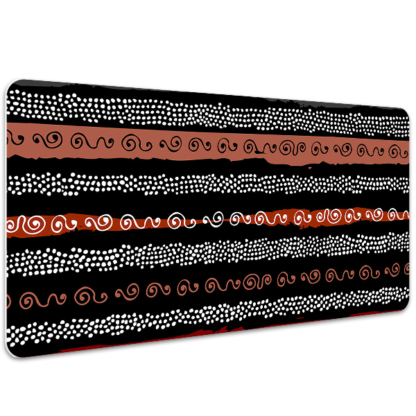 Full desk mat tribal pattern