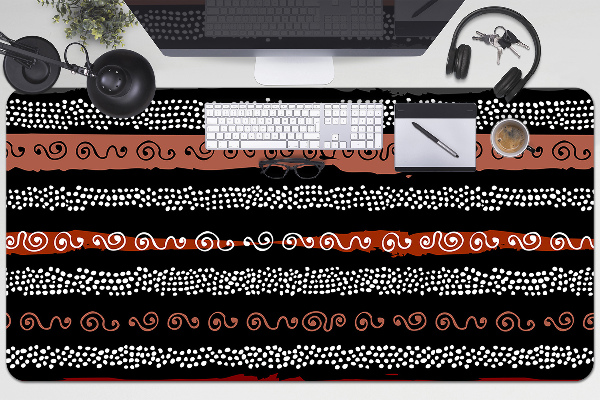 Full desk mat tribal pattern