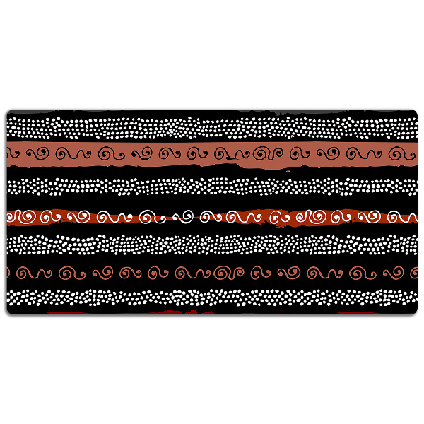 Full desk mat tribal pattern