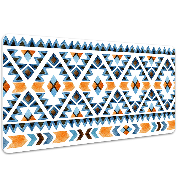 Desk pad ethnic motifs