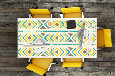 Full desk pad geometric pattern