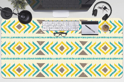 Full desk pad geometric pattern