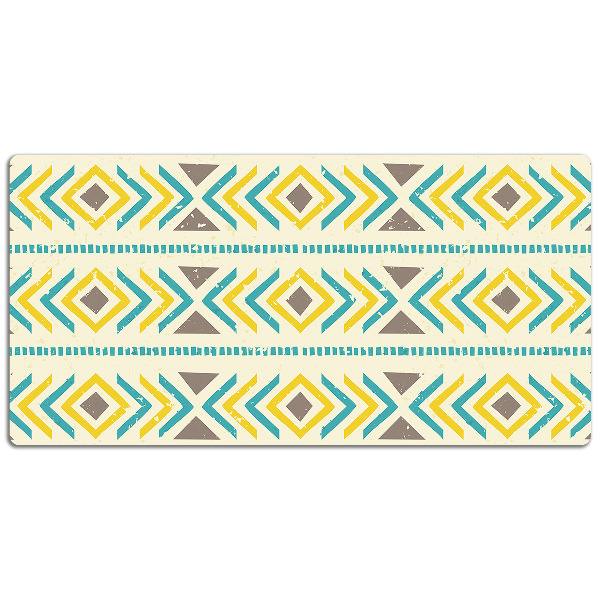 Full desk pad geometric pattern