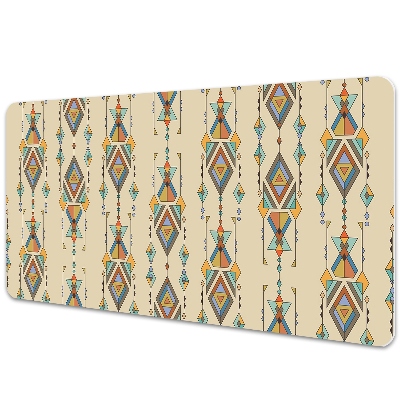 Large desk pad PVC protector Aztec style