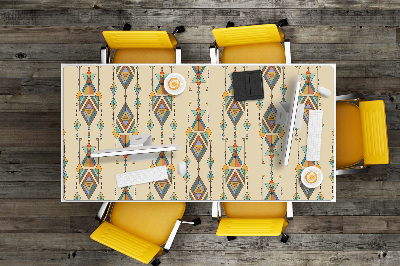 Large desk pad PVC protector Aztec style