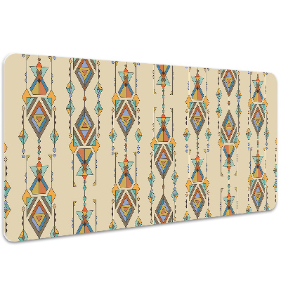 Large desk pad PVC protector Aztec style