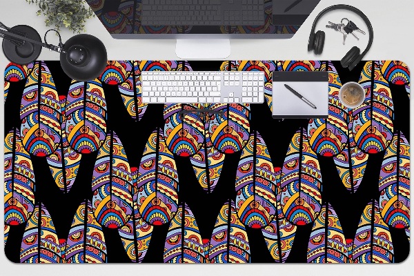 Full desk protector tribal Art