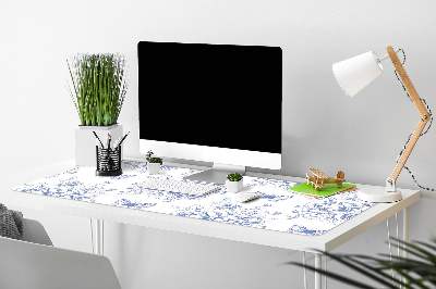 Desk pad Butterflies and flowers