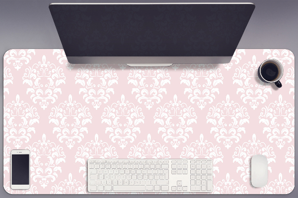 Full desk mat damask pattern