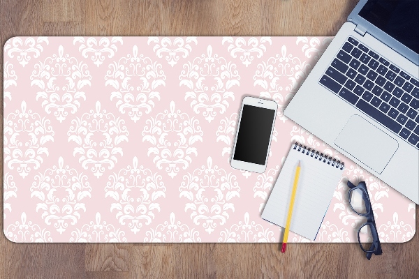 Full desk mat damask pattern