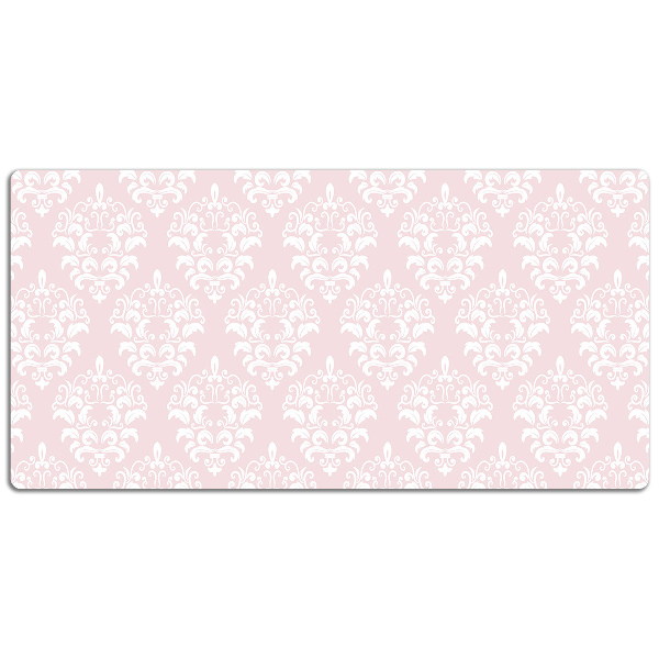 Full desk mat damask pattern